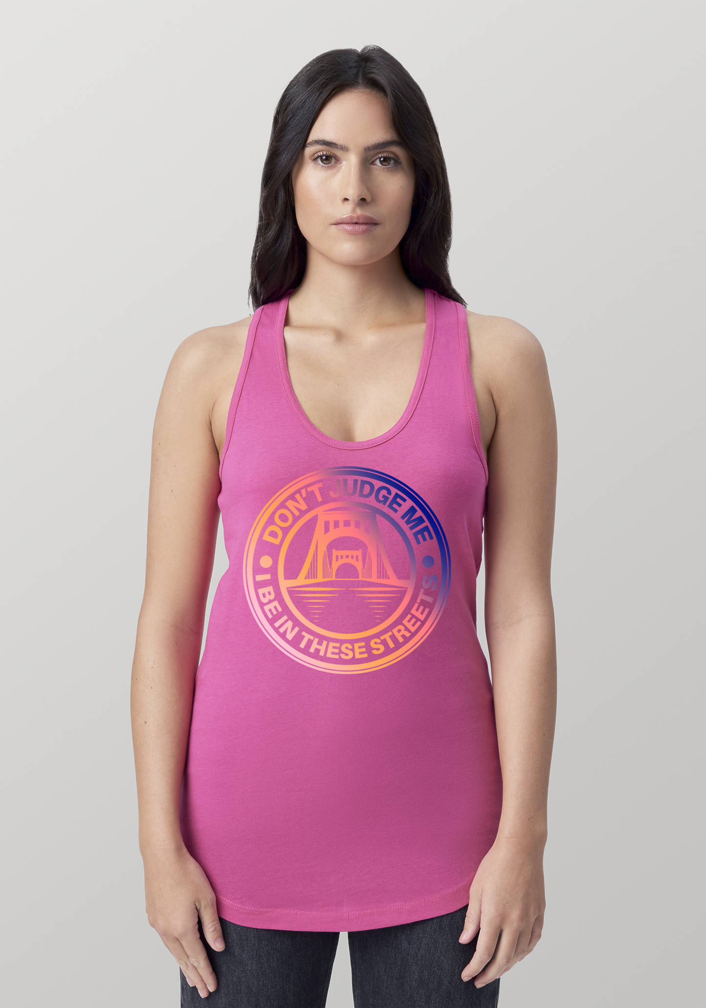 Hot PInk Women's Racerback Tank - The Capital