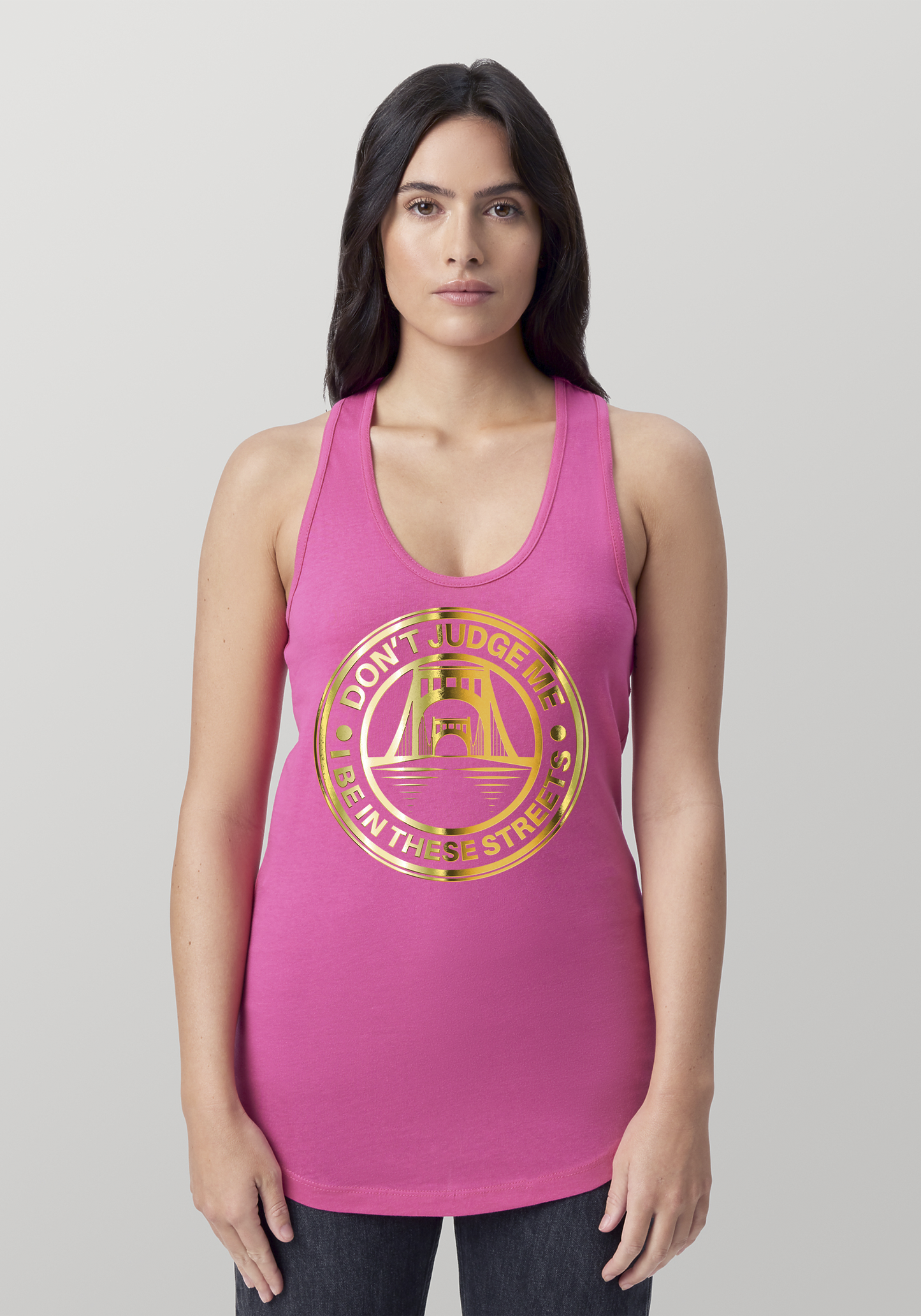 Hot PInk Women's Racerback Tank - The Capital
