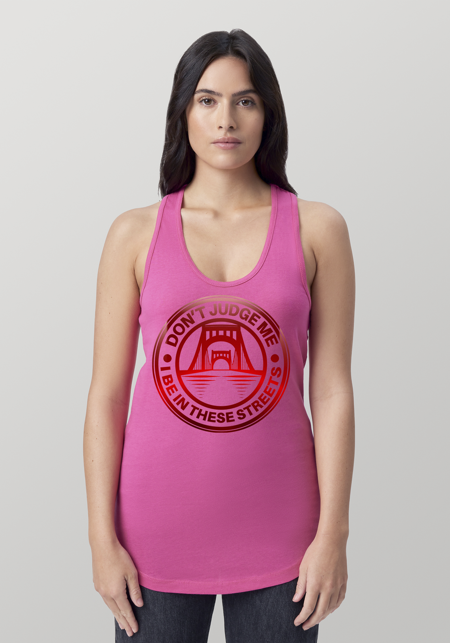Hot PInk Women's Racerback Tank - The Capital