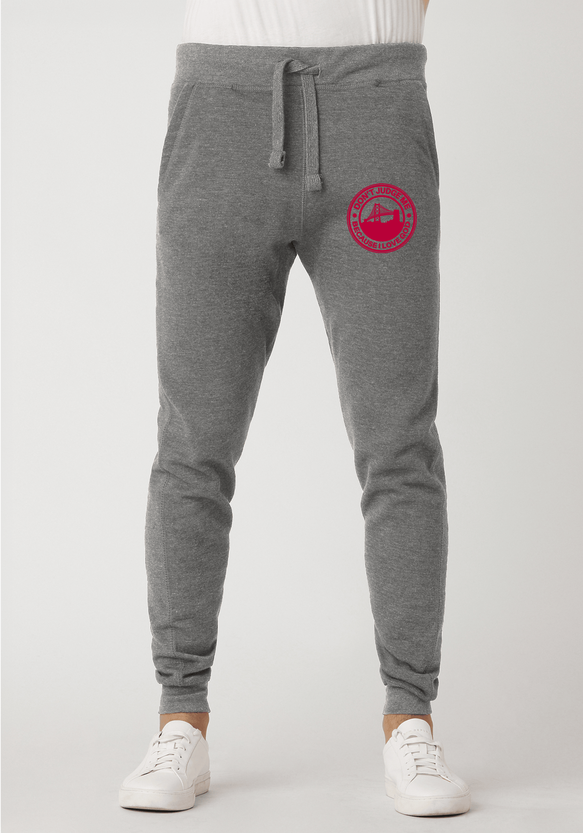 DJMC-UPLOADER:Red:Joggers-Carbon-Gray-GOD-BayBridge-Red.png