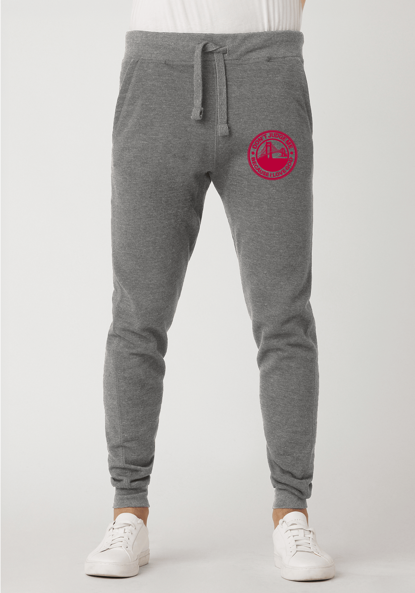 DJMC-UPLOADER:Red:Joggers-Carbon-Gray-GOD-GoldenGate-Red.png