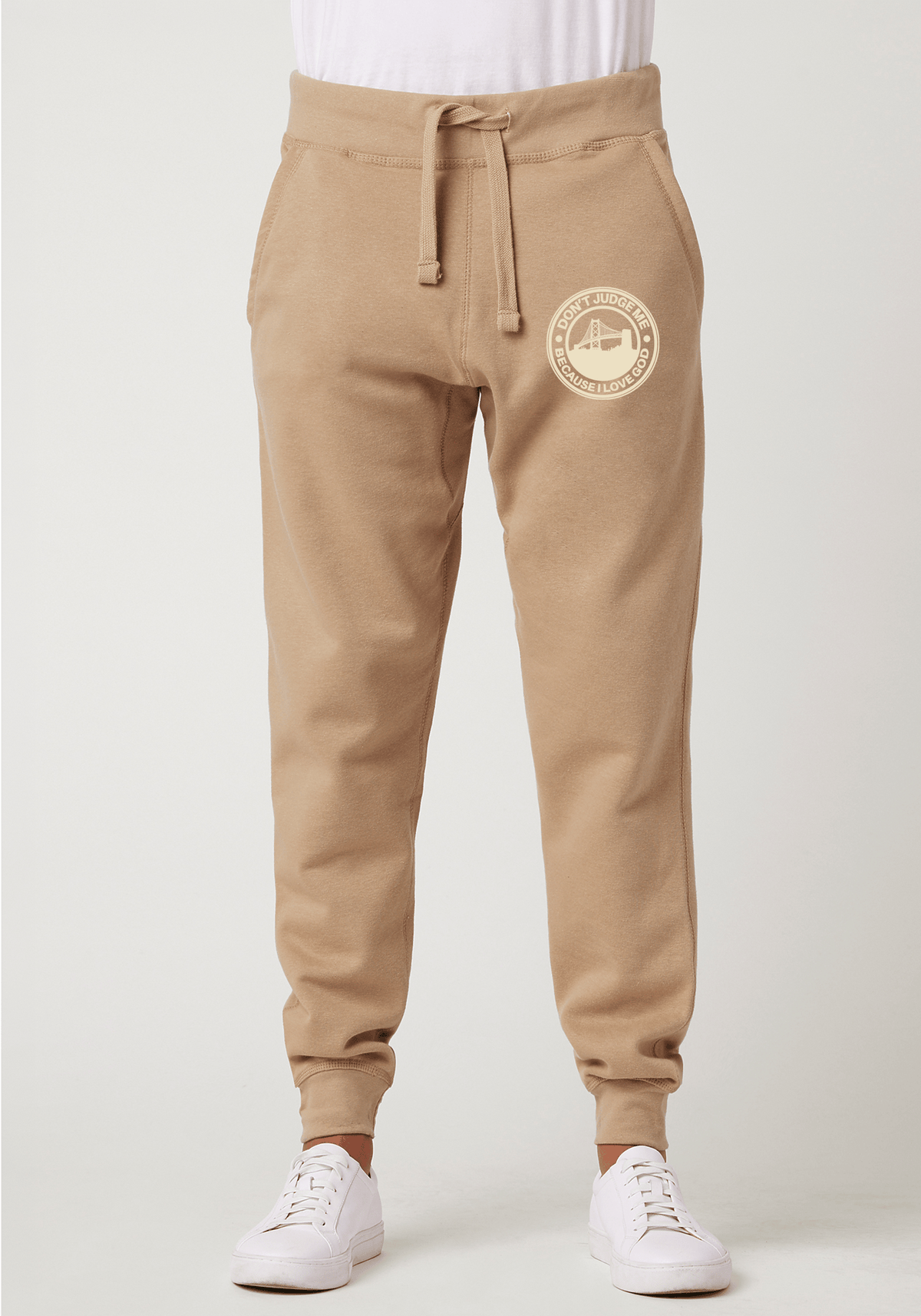 DJMC-UPLOADER:Cream:Joggers-Khaki-GOD-BayBridge-Cream.png