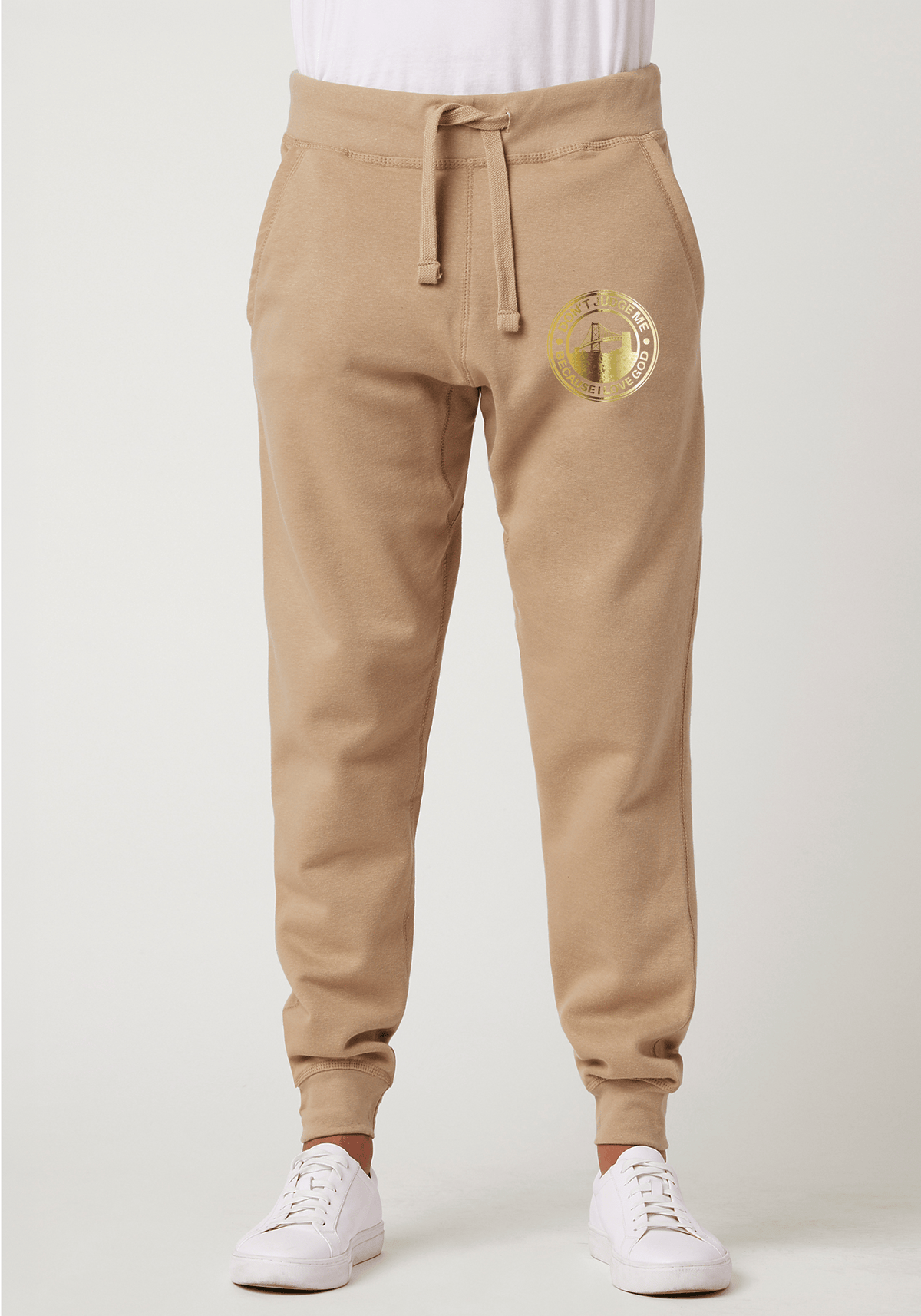 DJMC-UPLOADER:Gold:Joggers-Khaki-GOD-BayBridge-Gold.png