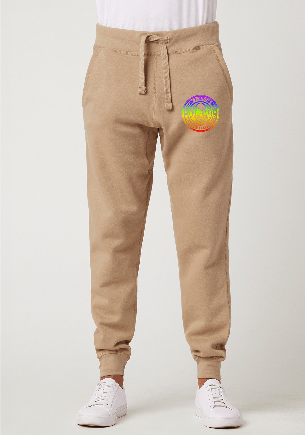 DJMC-UPLOADER:Rainbow:Joggers-Khaki-GOD-STL-Rainbow.png