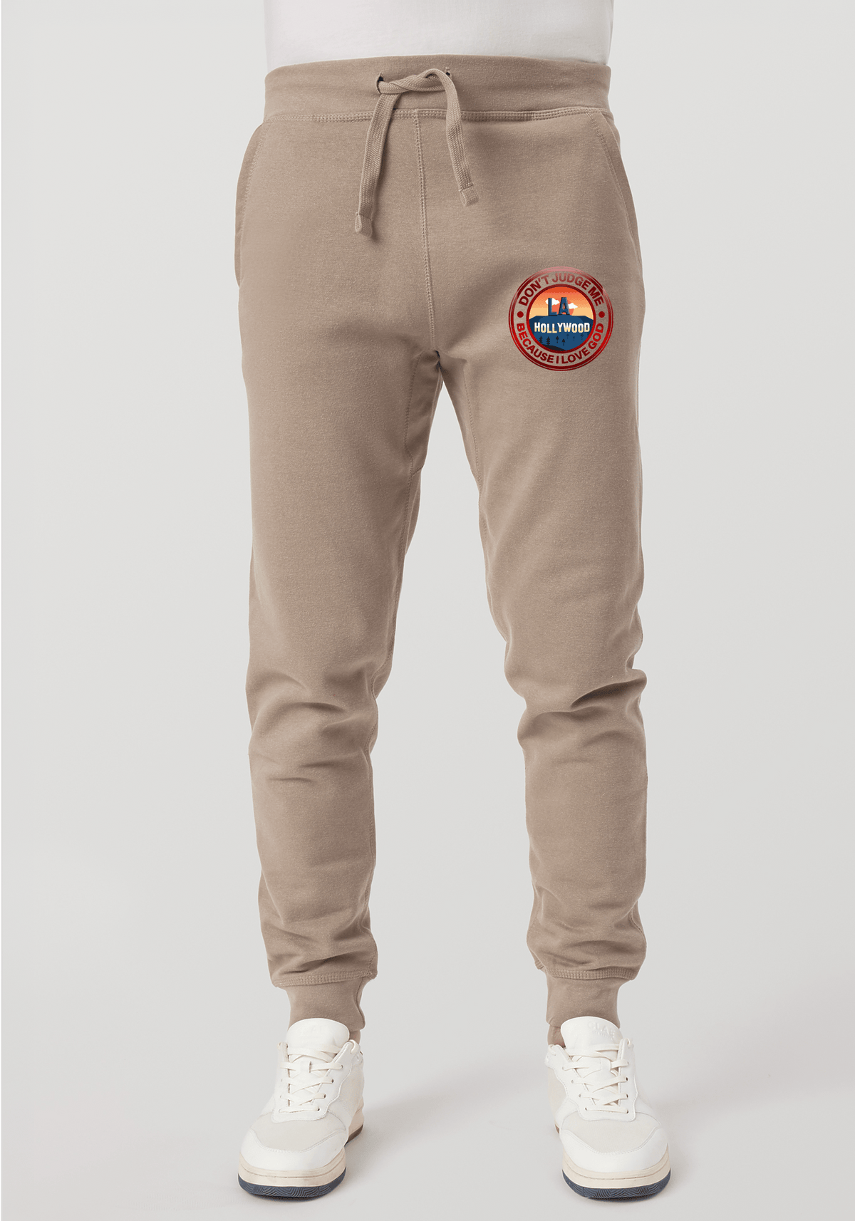 DJMC-UPLOADER:Red-Gradient:Joggers-Latte-GOD-LA-RedGradient.png