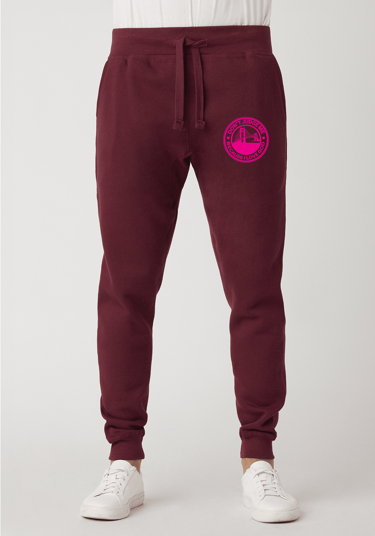 DJMC-UPLOADER:Hot Pink:Joggers-Maroon-GOD-GoldenGate-HotPink.png