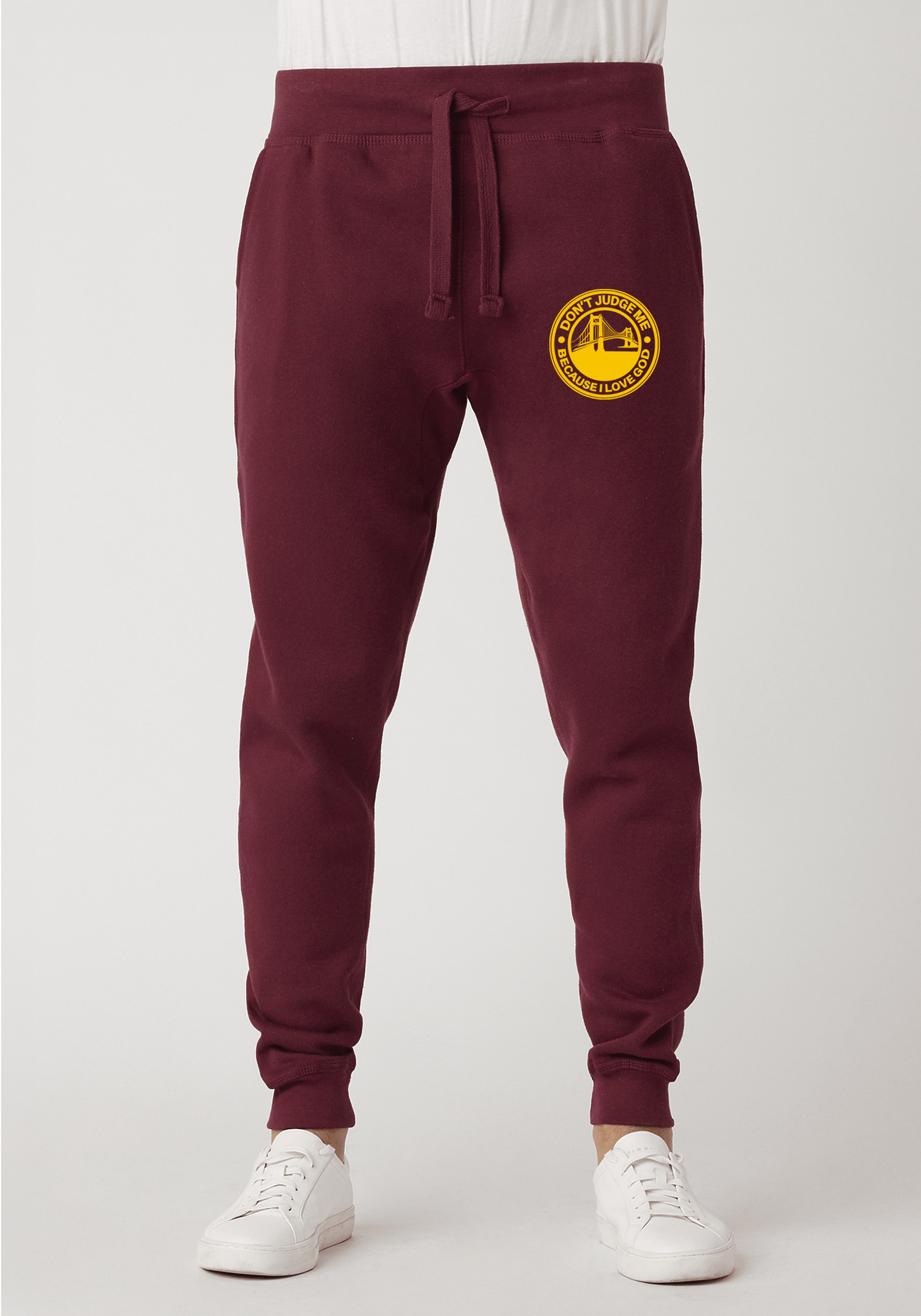 DJMC-UPLOADER:Yellow:Joggers-Maroon-GOD-GoldenGate-Yellow.png