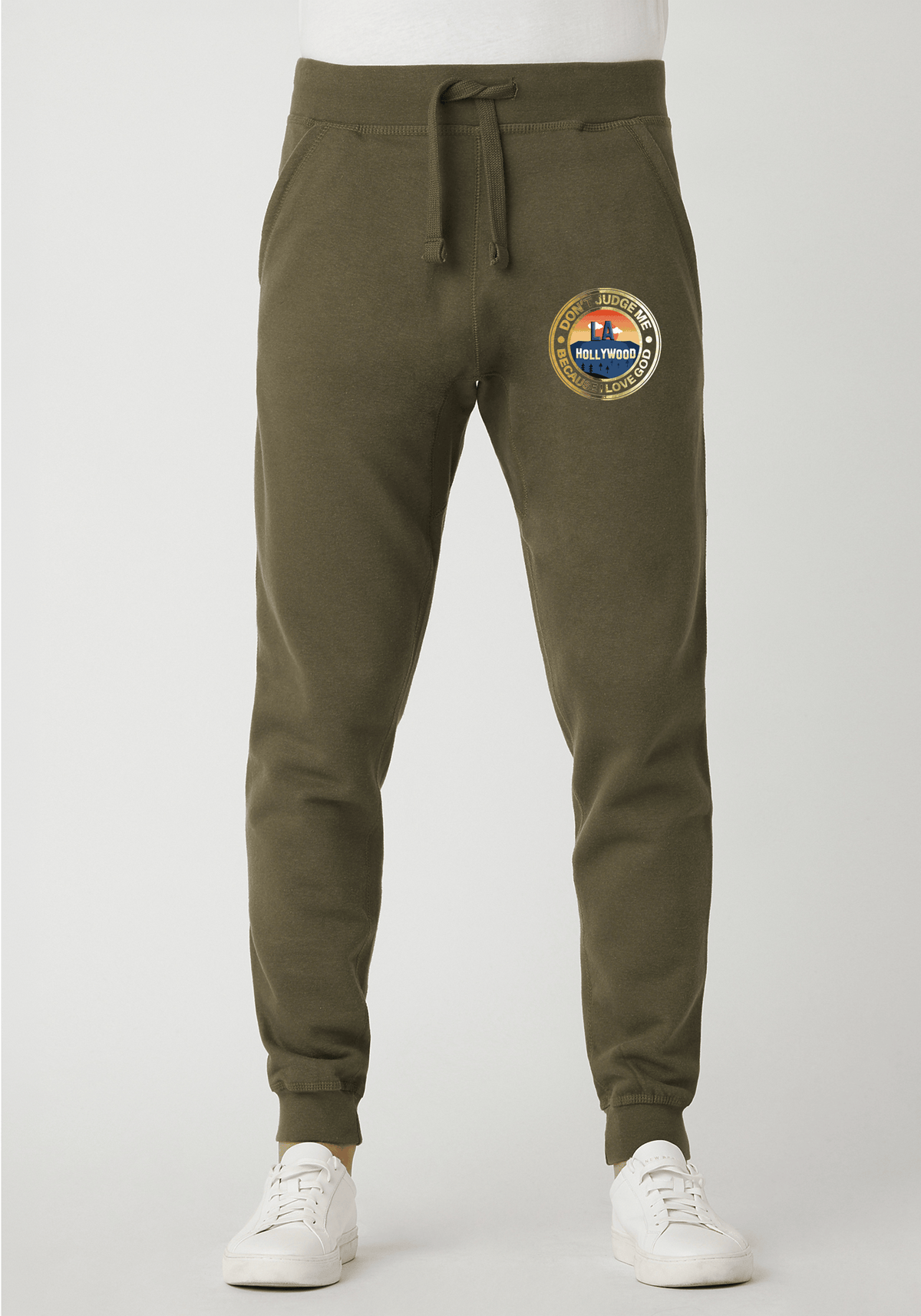 DJMC-UPLOADER:Gold:Joggers-Military-Green-GOD-LA-Gold.png