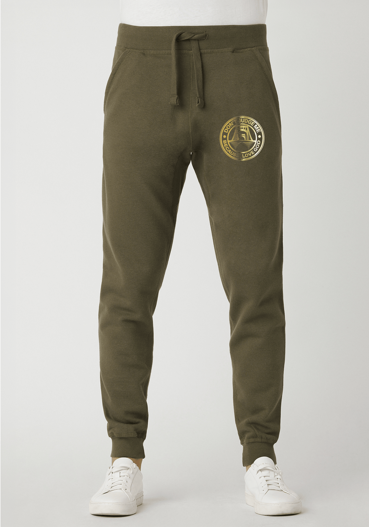 DJMC-UPLOADER:Gold:Joggers-Military-Green-GOD-Sacramento-Gold.png