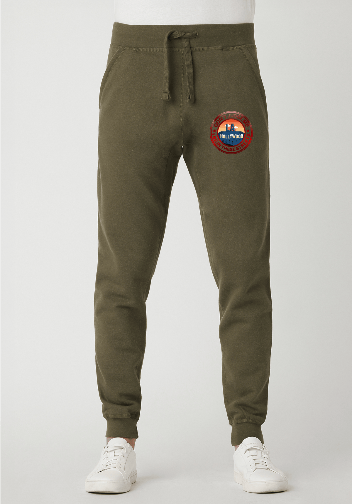 DJMC-UPLOADER:Red-Gradient:Joggers-Military-Green-STREETS-LA-RedGradient.png