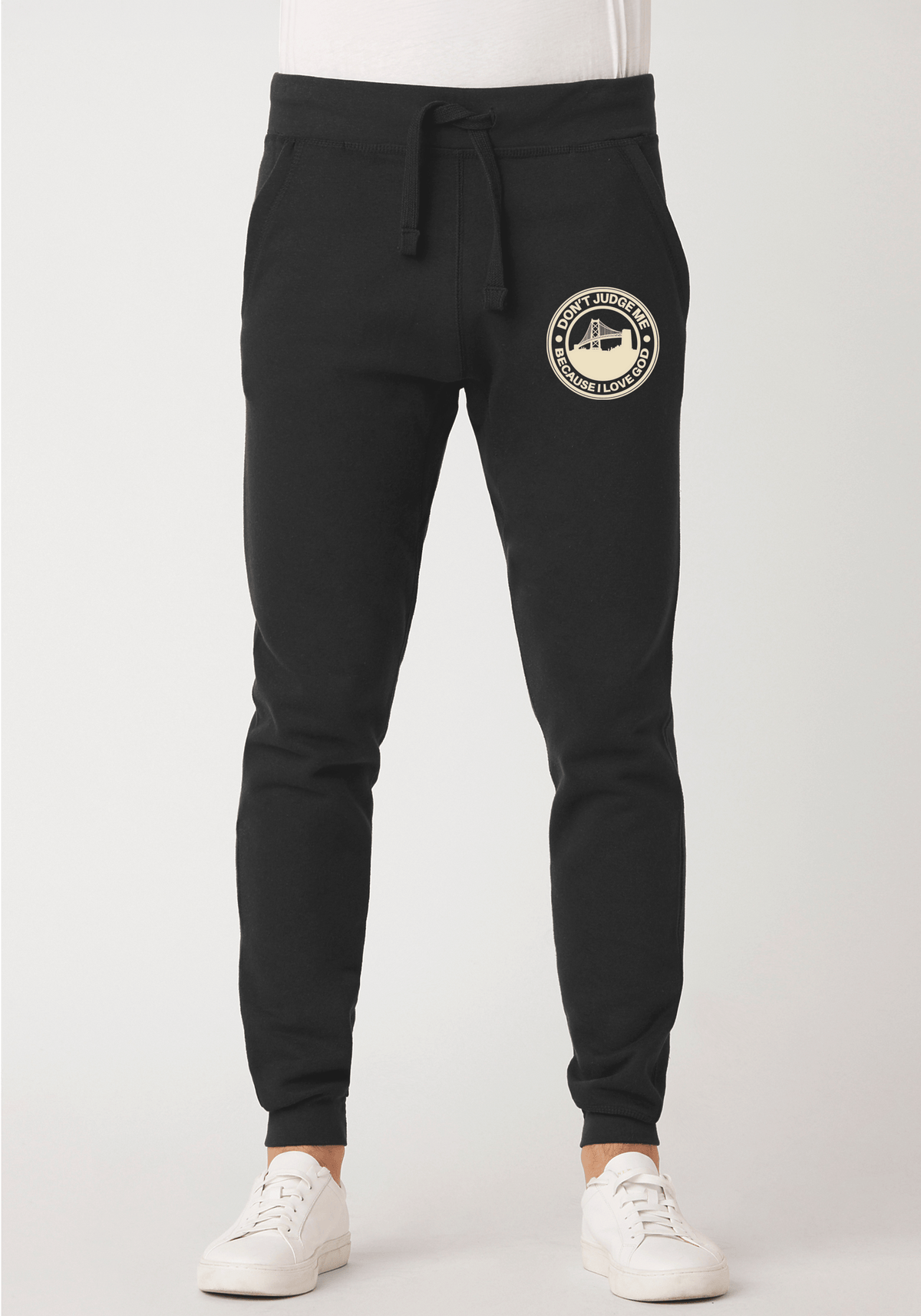 DJMC-UPLOADER:Cream:Joggers-black-GOD-BayBridge-Cream.png