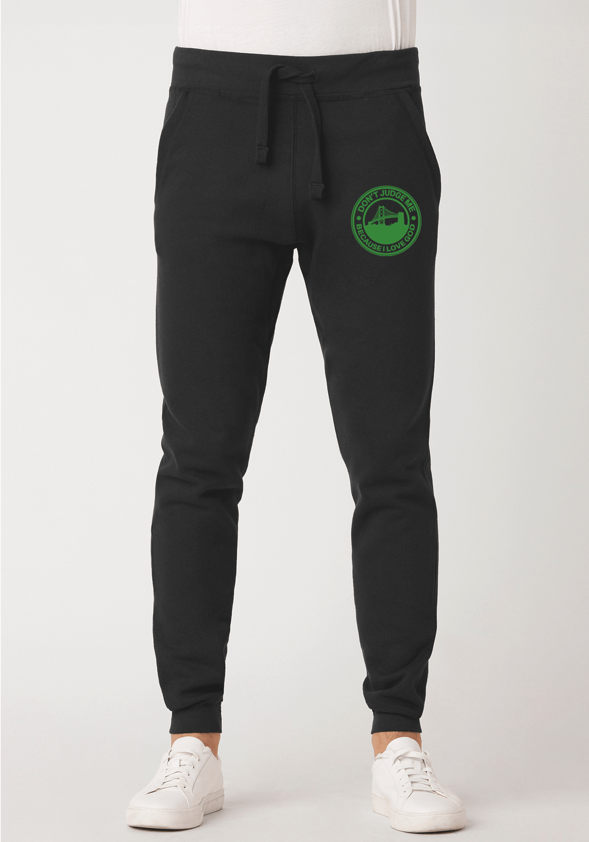 DJMC-UPLOADER:Green:Joggers-black-GOD-BayBridge-Greeny.png