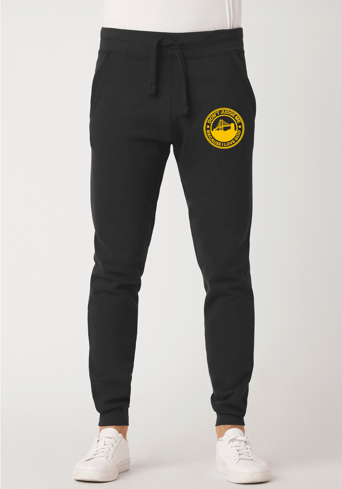 DJMC-UPLOADER:Yellow:Joggers-black-GOD-BayBridge-Yellow.png
