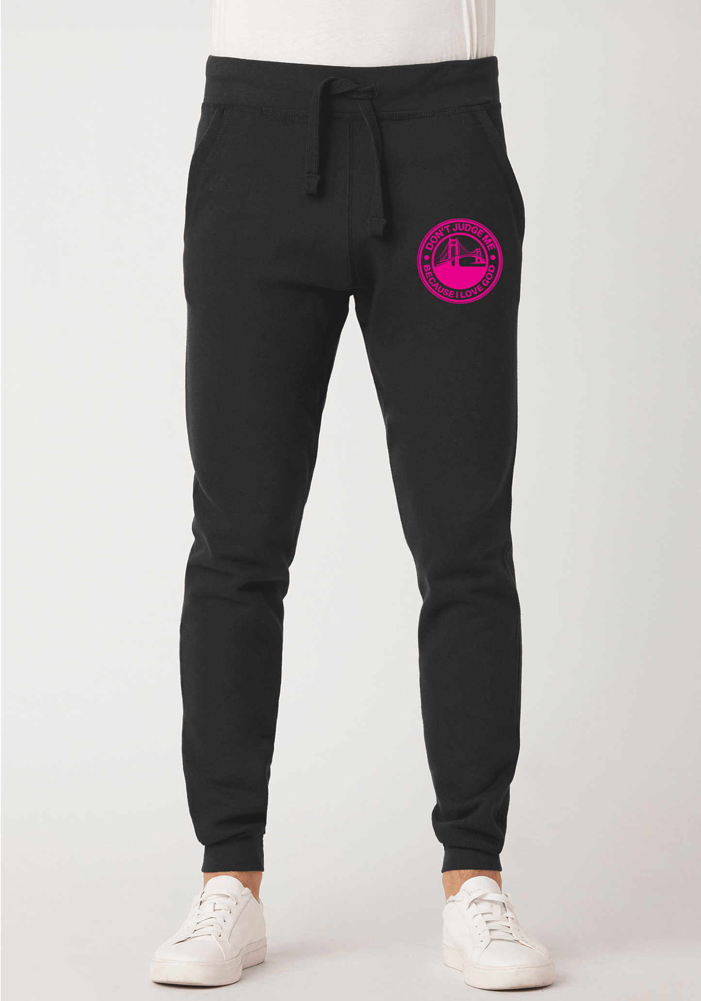 DJMC-UPLOADER:Hot Pink:Joggers-black-GOD-GoldenGate-HotPink.png
