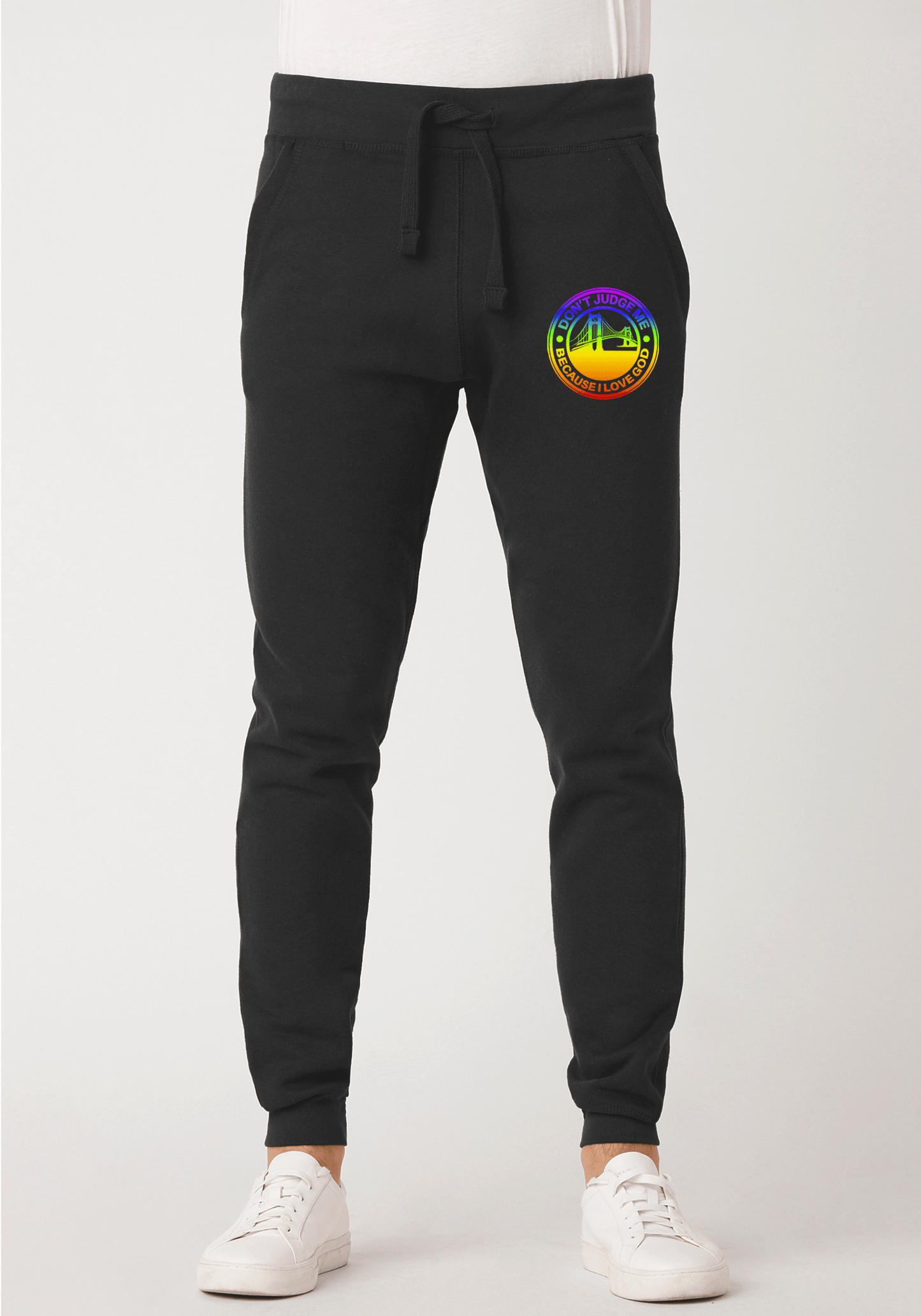 DJMC-UPLOADER:Rainbow:Joggers-black-GOD-GoldenGate-Rainbow.png