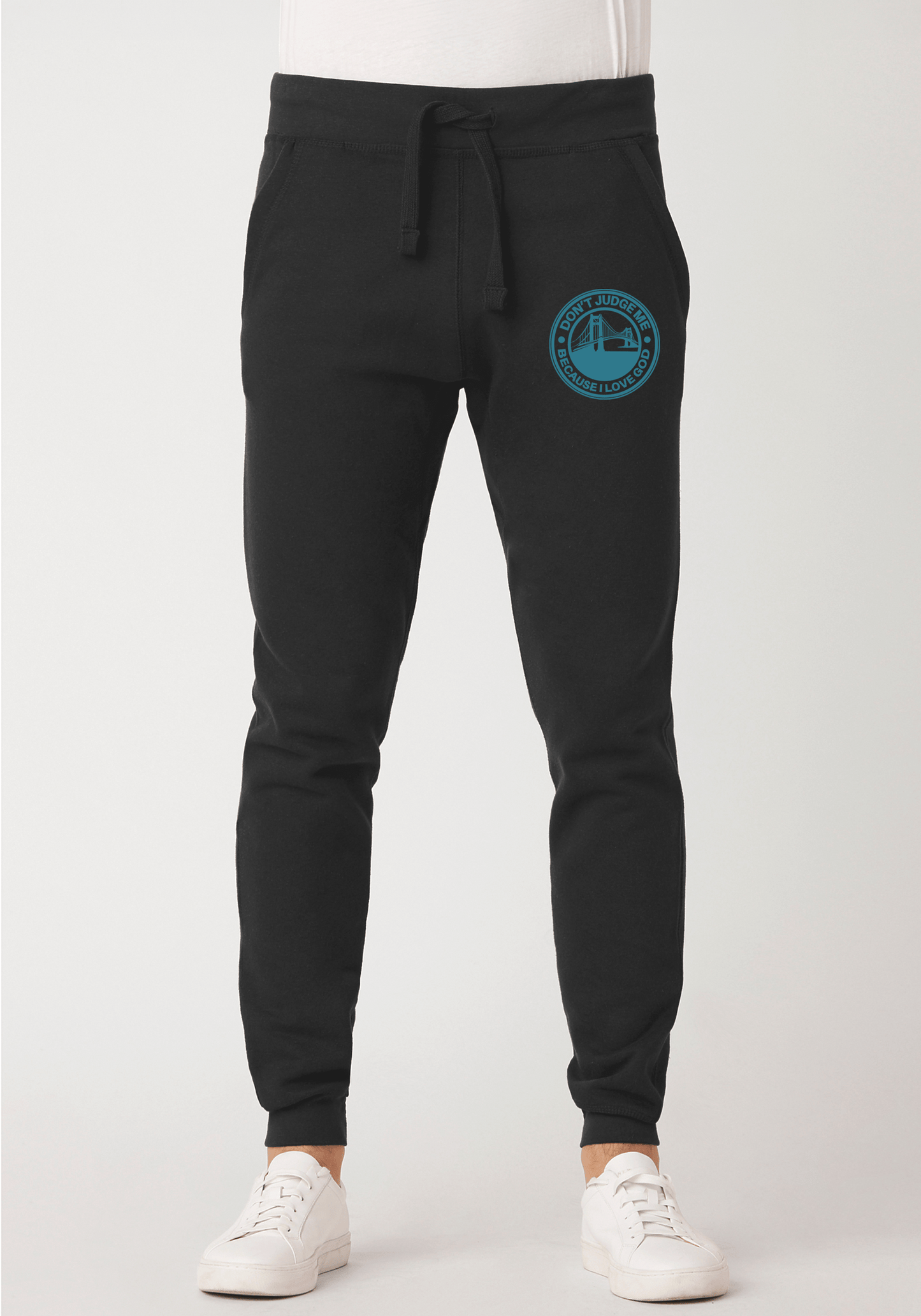 DJMC-UPLOADER:Teal:Joggers-black-GOD-GoldenGate-Teal.png