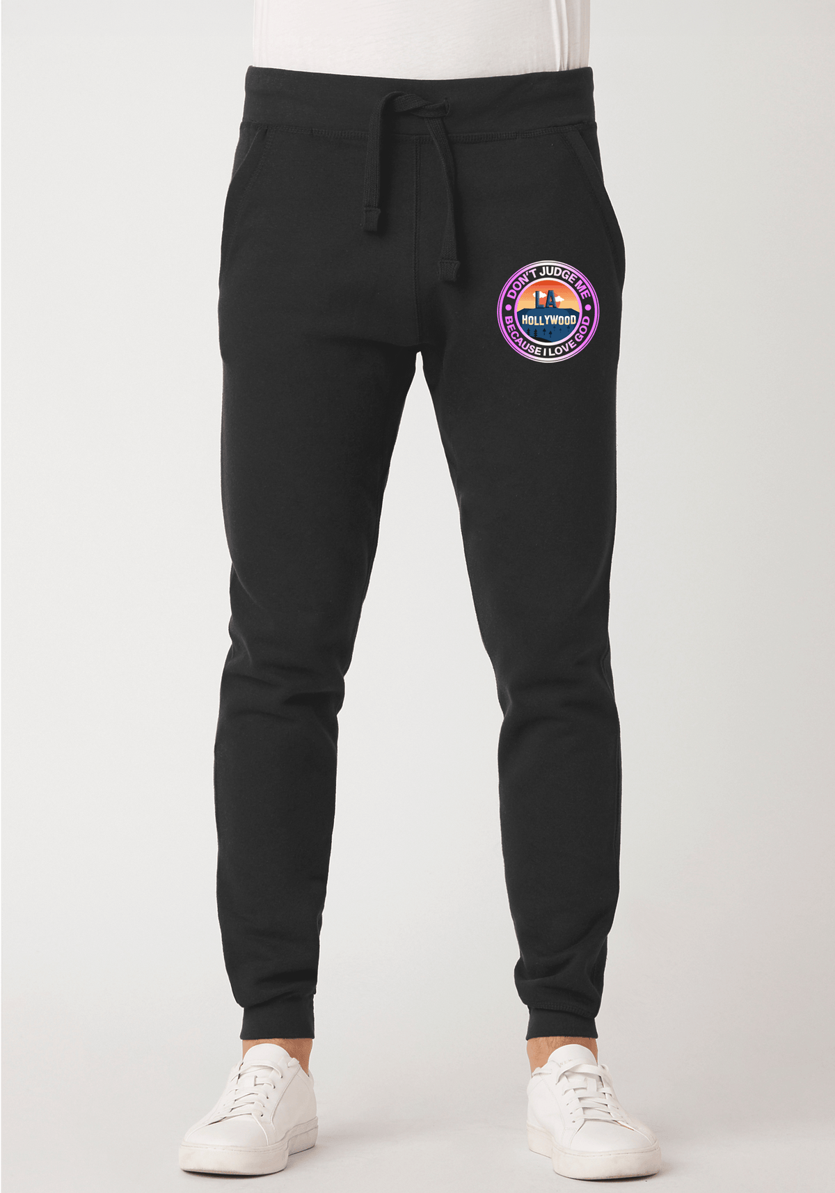 DJMC-UPLOADER:Pink-Gradient:Joggers-black-GOD-LA-PinkGradient.png