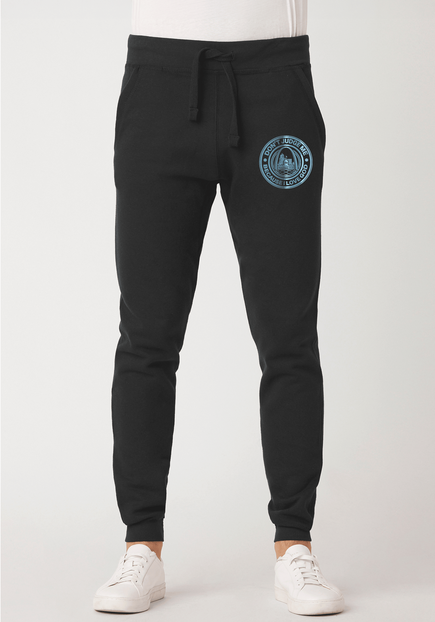 DJMC-UPLOADER:Blue Gradient:Joggers-black-GOD-STL-BlueGradient.png