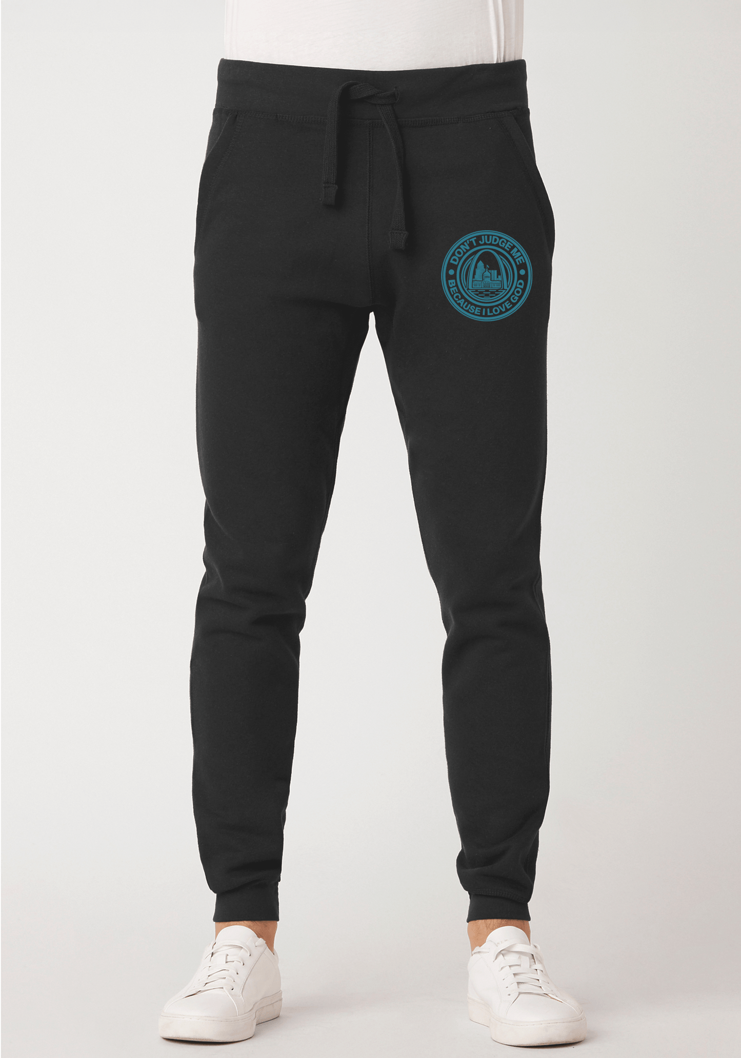 DJMC-UPLOADER:Teal:Joggers-black-GOD-STL-Teal.png