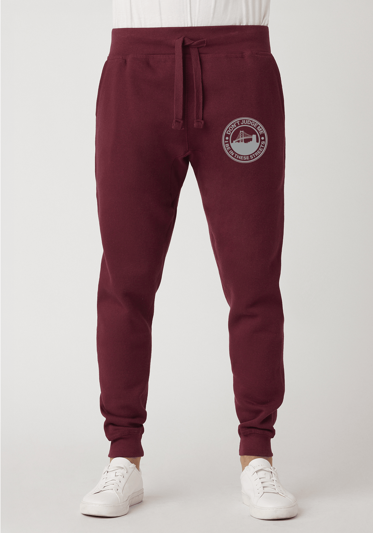 DJMC-UPLOADER:Gray:Joggers-maroon-STREETS-BayBridge-Gray.png