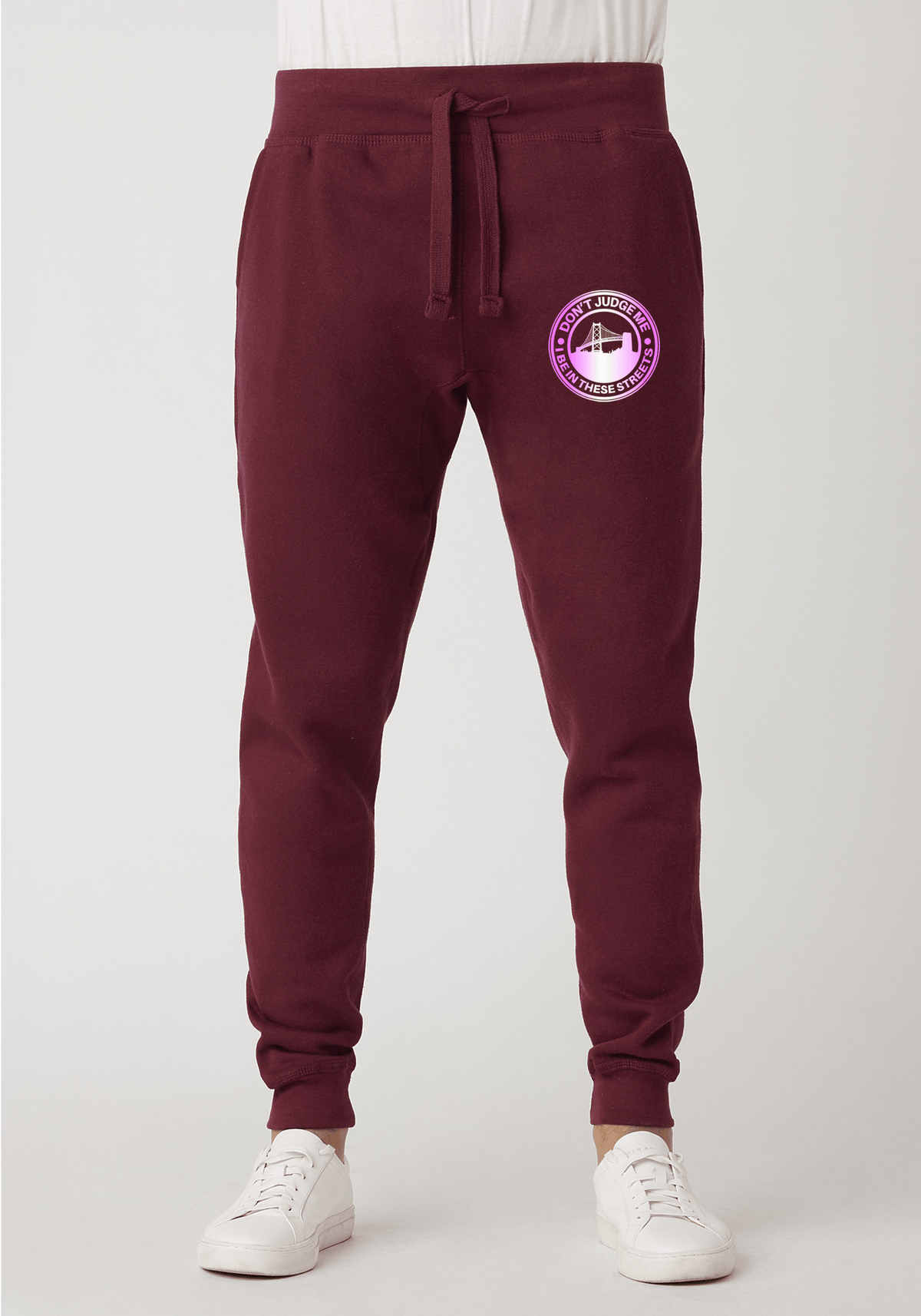 DJMC-UPLOADER:Pink-Gradient:Joggers-maroon-STREETS-BayBridge-PinkGradient.png