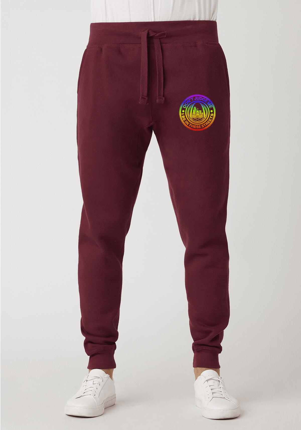 DJMC-UPLOADER:Rainbow:Joggers-maroon-STREETS-STL-Rainbow.png