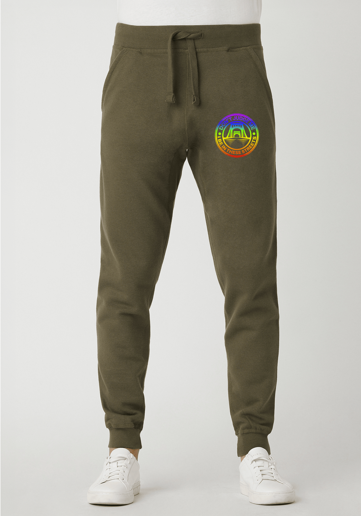 DJMC-UPLOADER:Rainbow:Joggers-military-green-STREETS-Sacramento-Rainbow.png