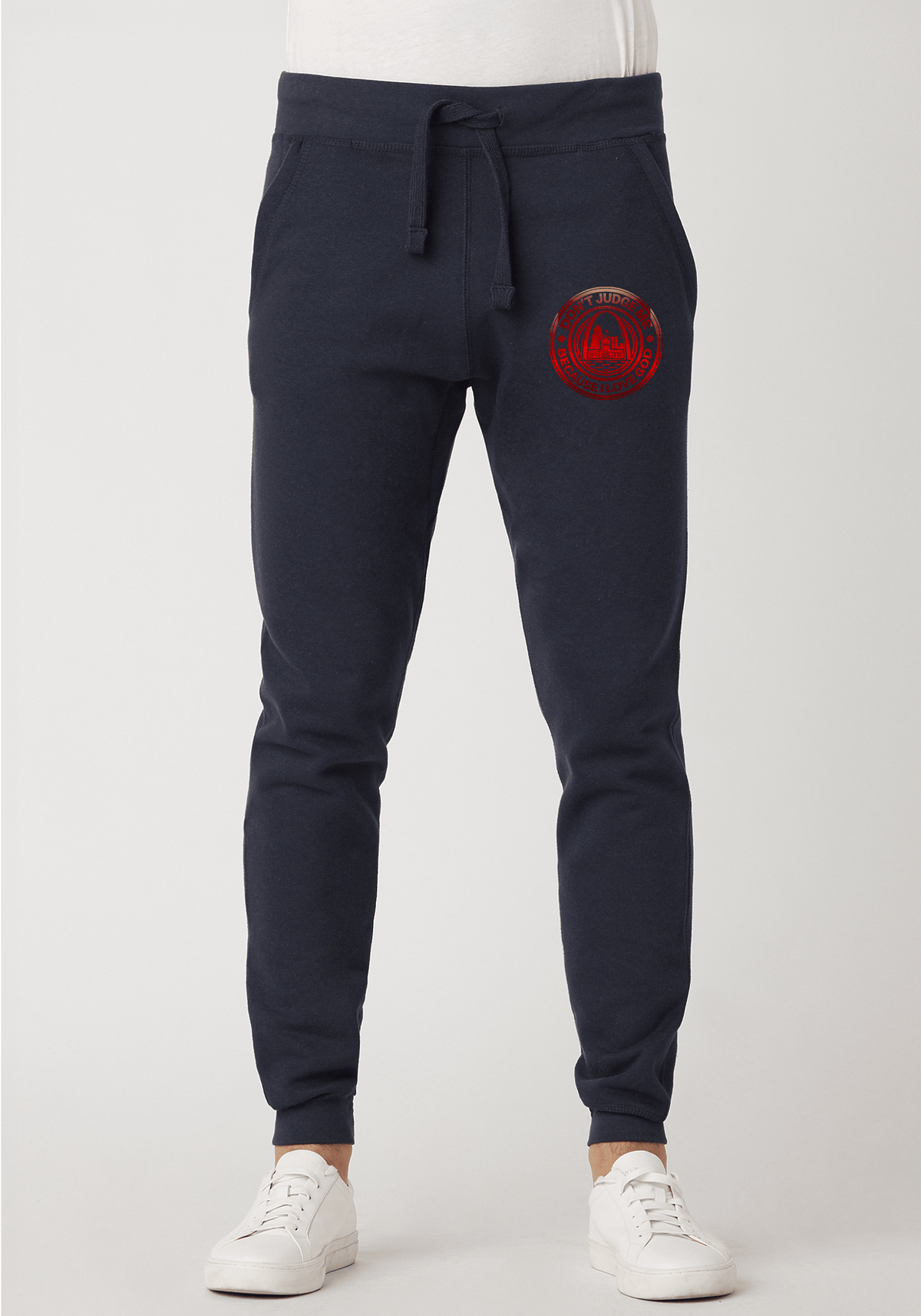 DJMC-UPLOADER:Red-Gradient:Joggers-navy-GOD-STL-RedGradient.png