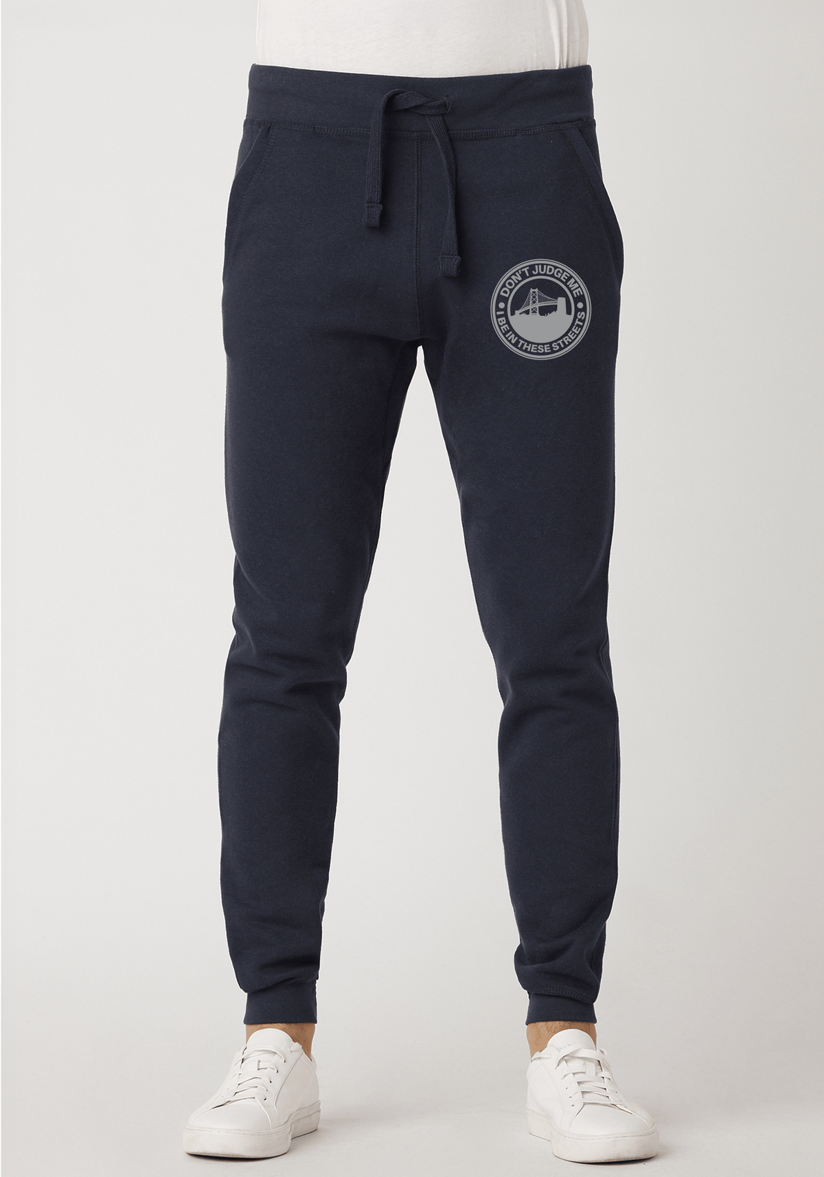 Navy Blue Premium Jogger - The Town