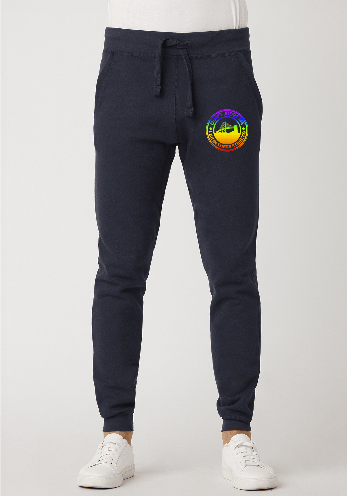 Navy Blue Premium Jogger - The Town
