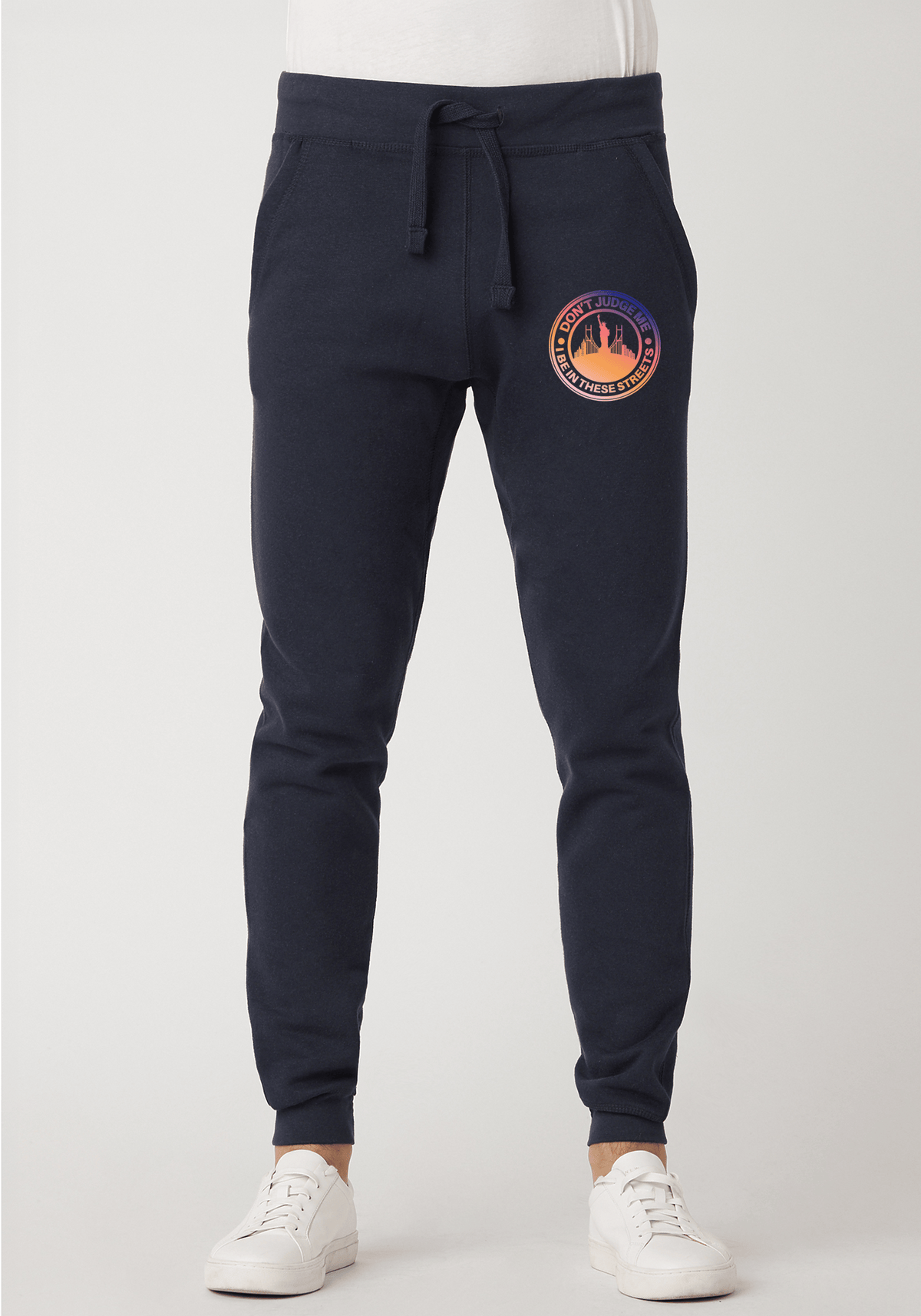 Navy Blue Premium Jogger - The City