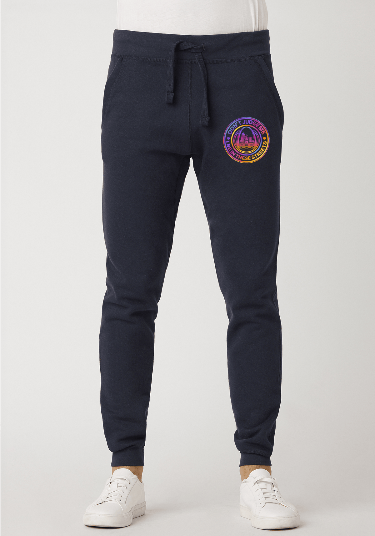 Navy Blue Premium Jogger - The Lou