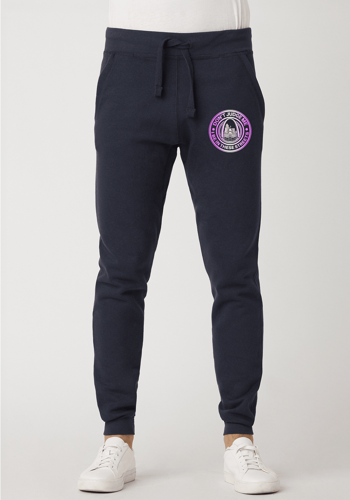 Navy Blue Premium Jogger - The Lou