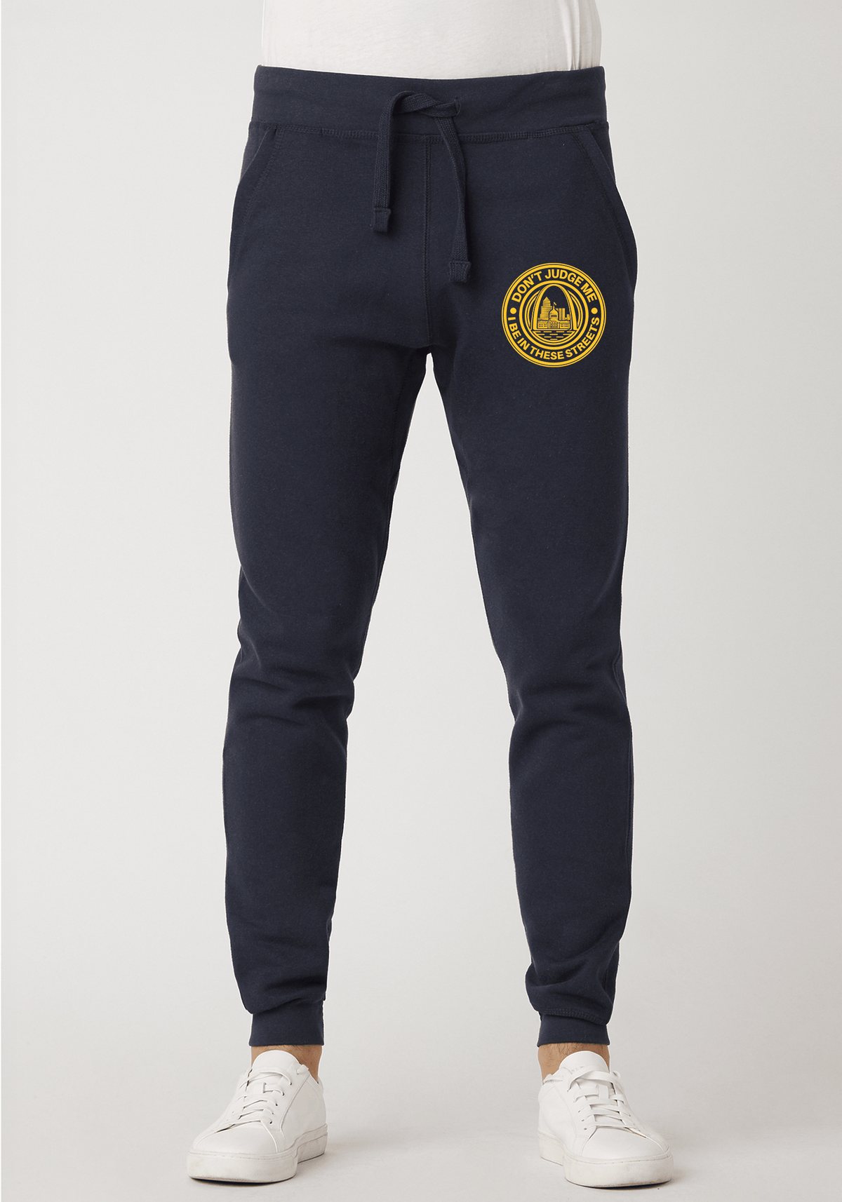 Navy Blue Premium Jogger - The Lou