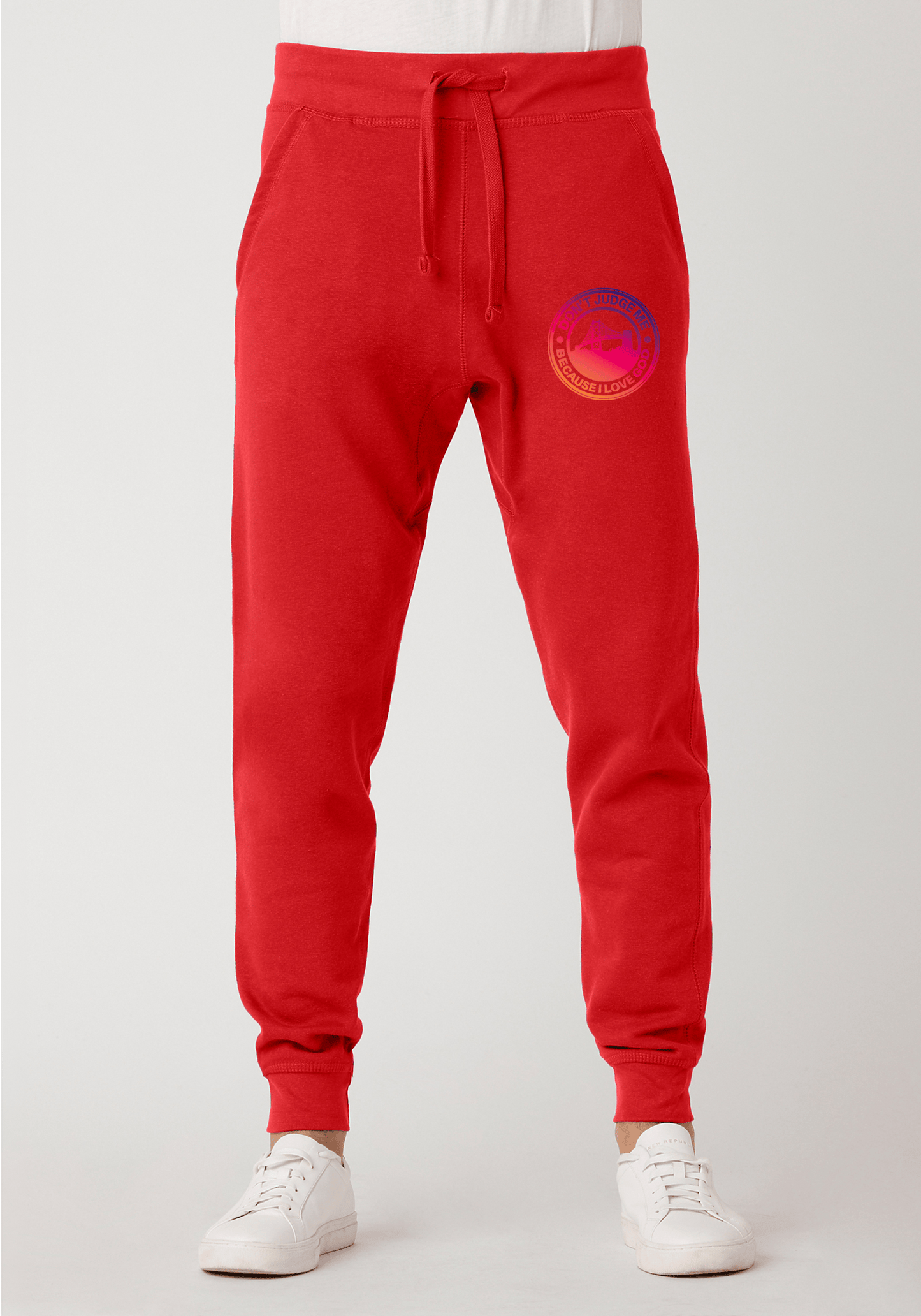 DJMC-UPLOADER:Dusk:Joggers-red-GOD-BayBridge-Dusk.png