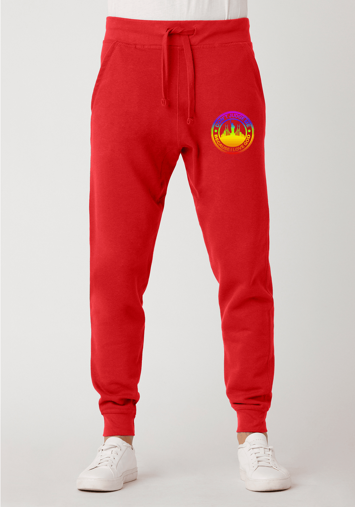DJMC-UPLOADER:Rainbow:Joggers-red-GOD-NYC-Rainbow.png