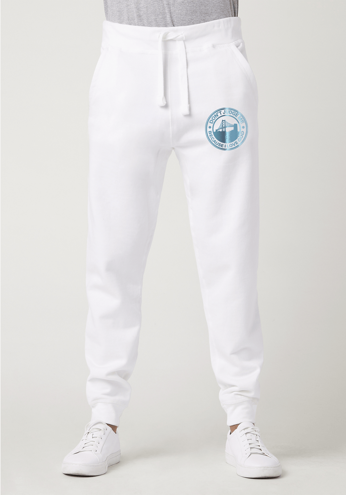 DJMC-UPLOADER:Blue Gradient:Joggers-white-GOD-BayBridge-BlueGradient.png