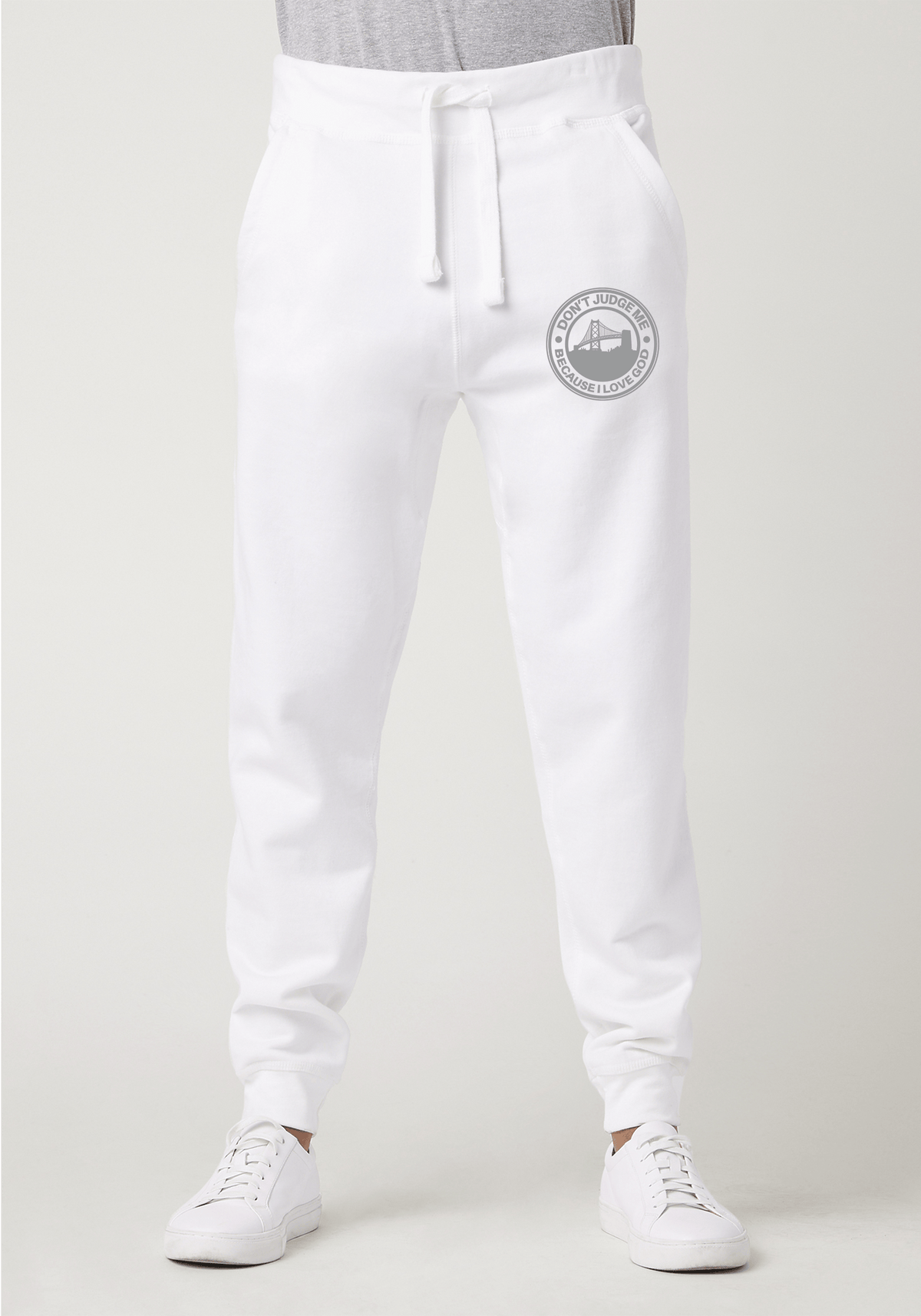 DJMC-UPLOADER:Gray:Joggers-white-GOD-BayBridge-Gray.png