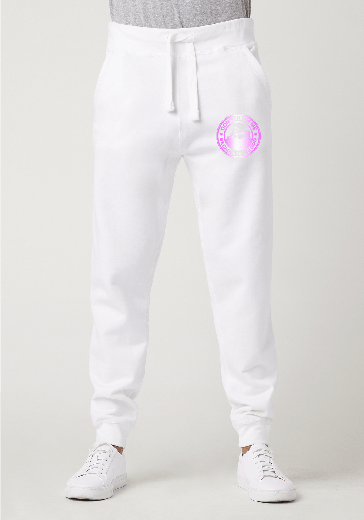 DJMC-UPLOADER:Pink-Gradient:Joggers-white-GOD-BayBridge-PinkGradient.png