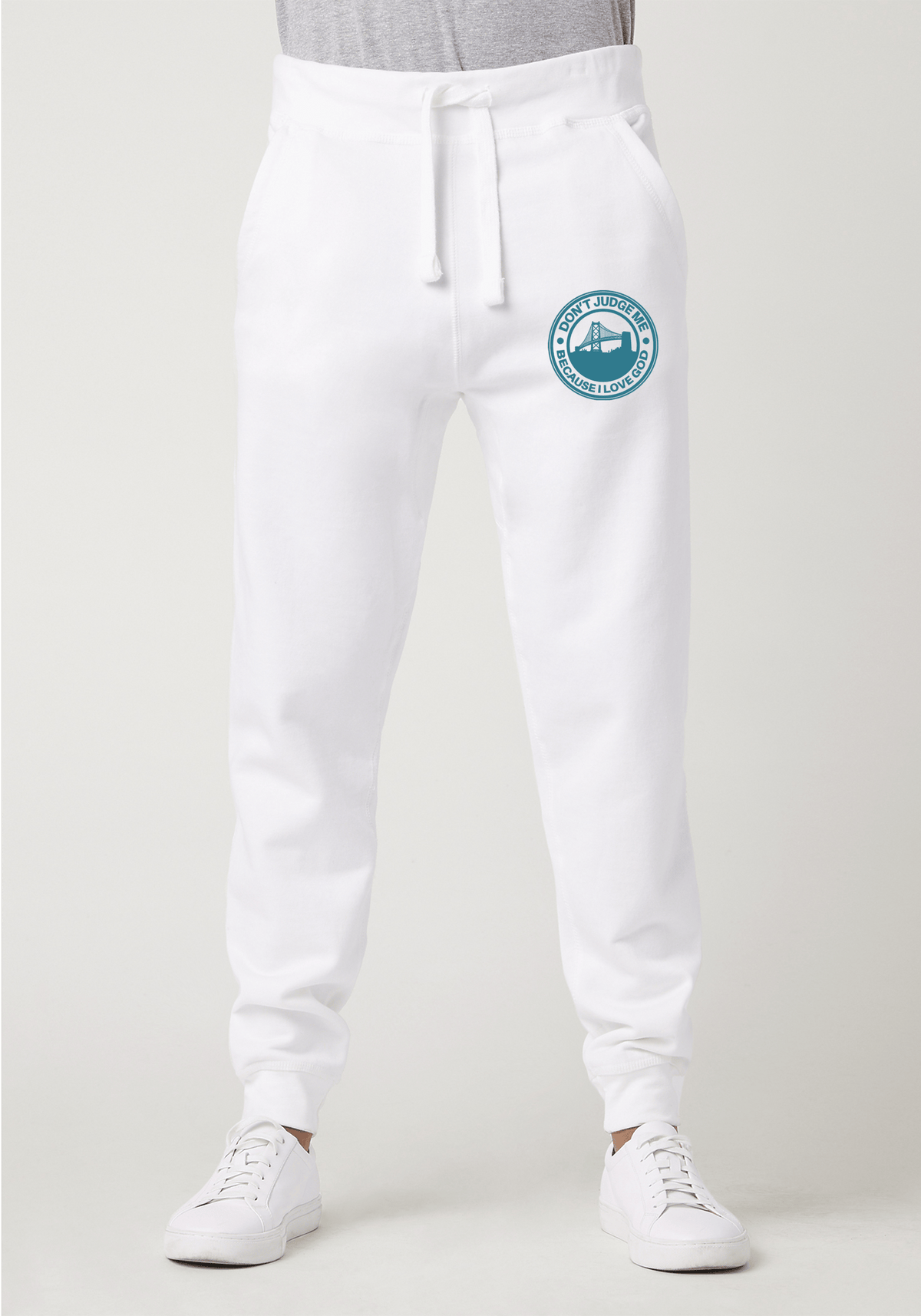DJMC-UPLOADER:Teal:Joggers-white-GOD-BayBridge-Teal.png