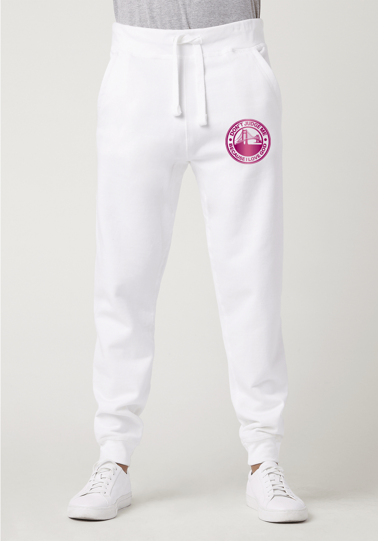 DJMC-UPLOADER:Magenta:Joggers-white-GOD-GoldenGate-Magenta.png