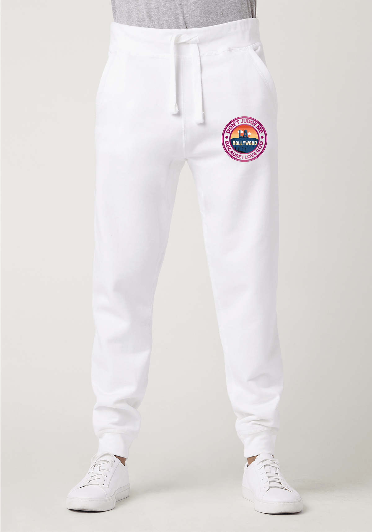 DJMC-UPLOADER:Magenta:Joggers-white-GOD-LA-Magenta.png