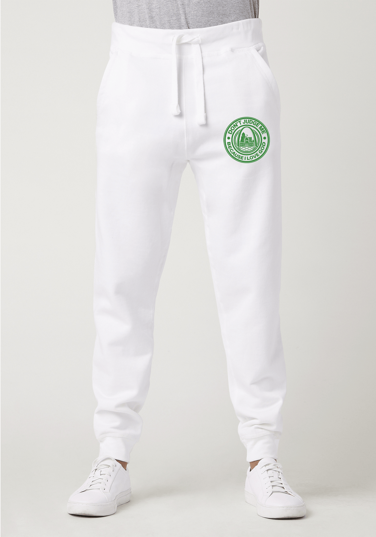 DJMC-UPLOADER:Green:Joggers-white-GOD-STL-Green.png