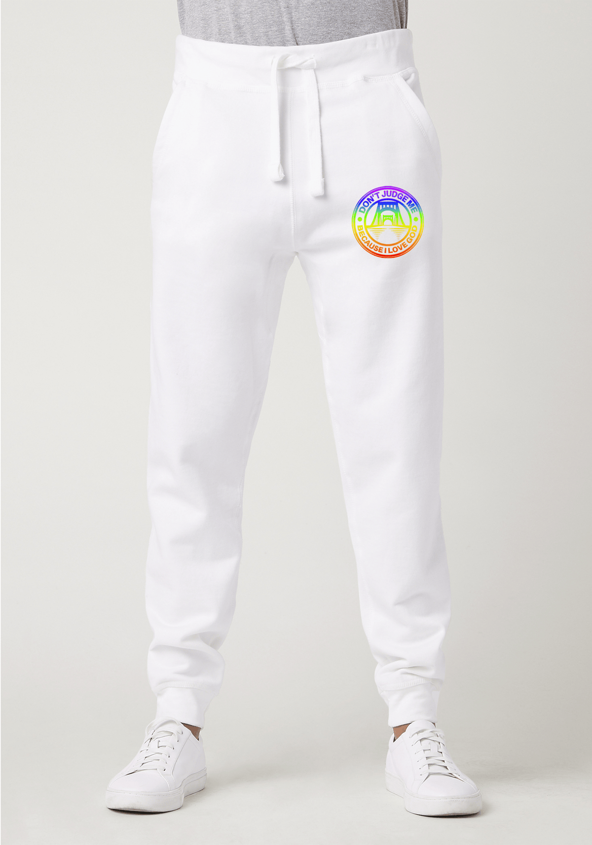 DJMC-UPLOADER:Rainbow:Joggers-white-GOD-Sacramento-Rainbow.png