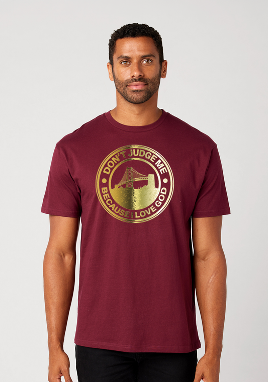 Maroon Unisex Faith T-Shirt - The Town