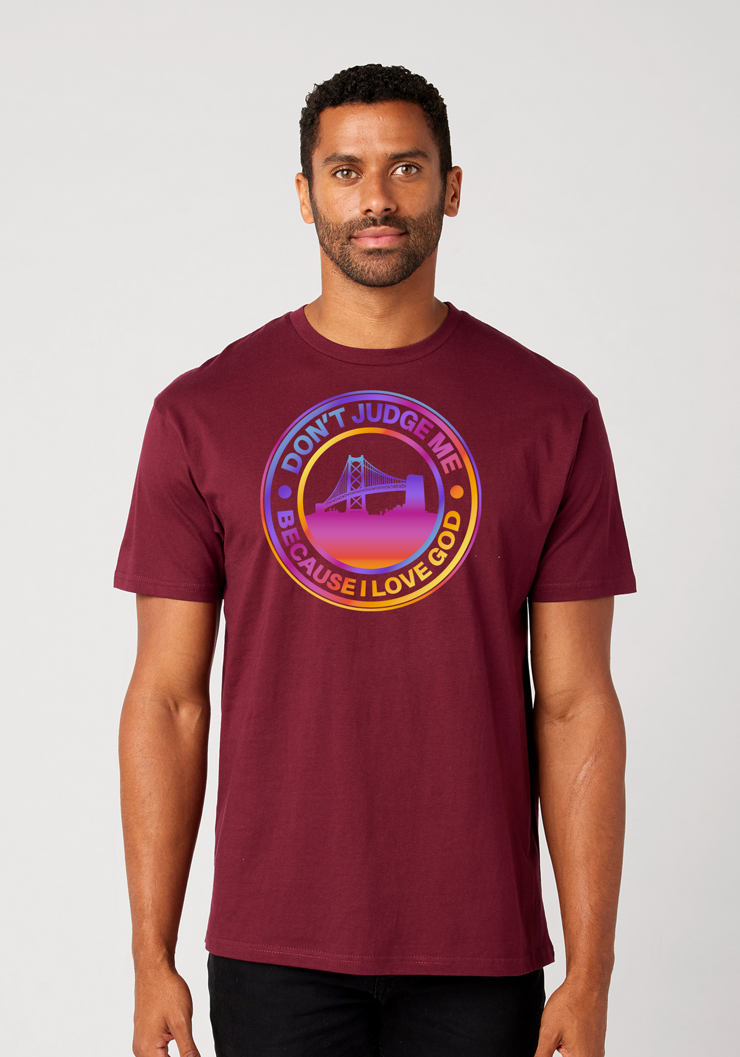 Maroon Unisex Faith T-Shirt - The Town