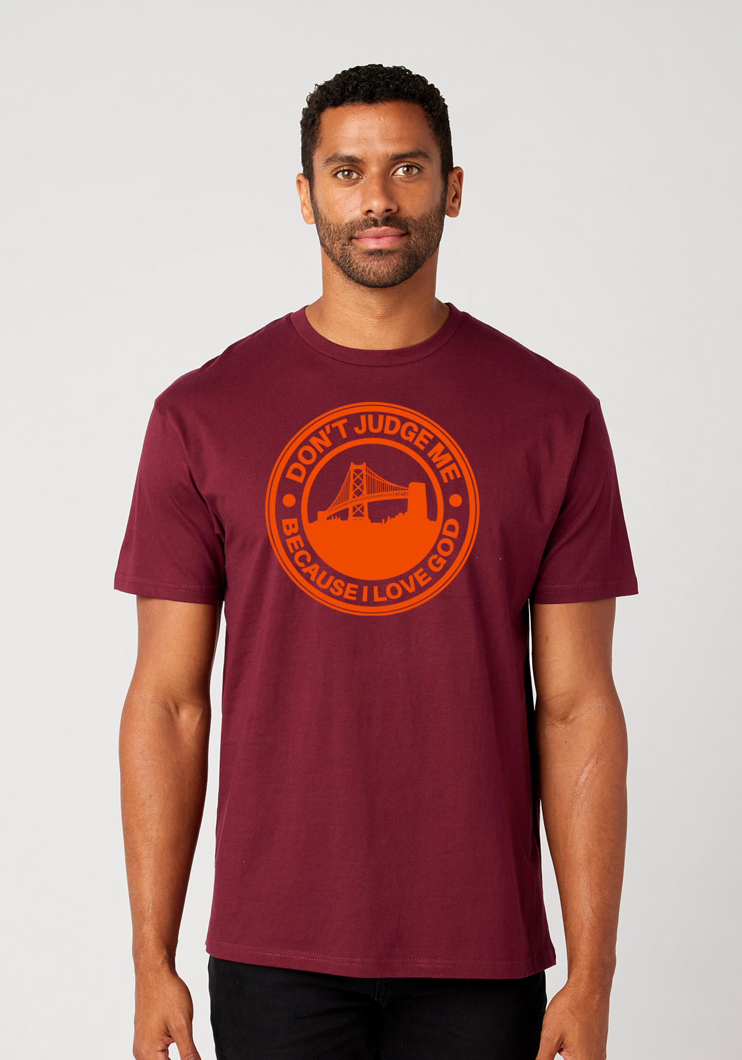 Maroon Unisex Faith T-Shirt - The Town
