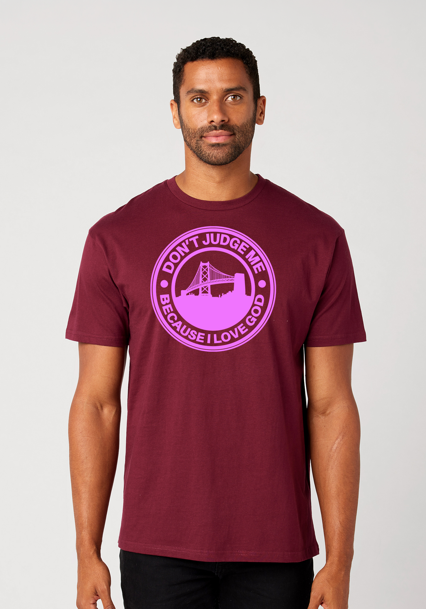 Maroon Unisex Faith T-Shirt - The Town