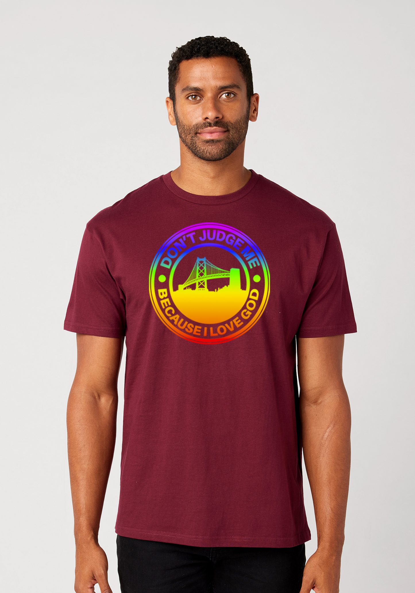 Maroon Unisex Faith T-Shirt - The Town