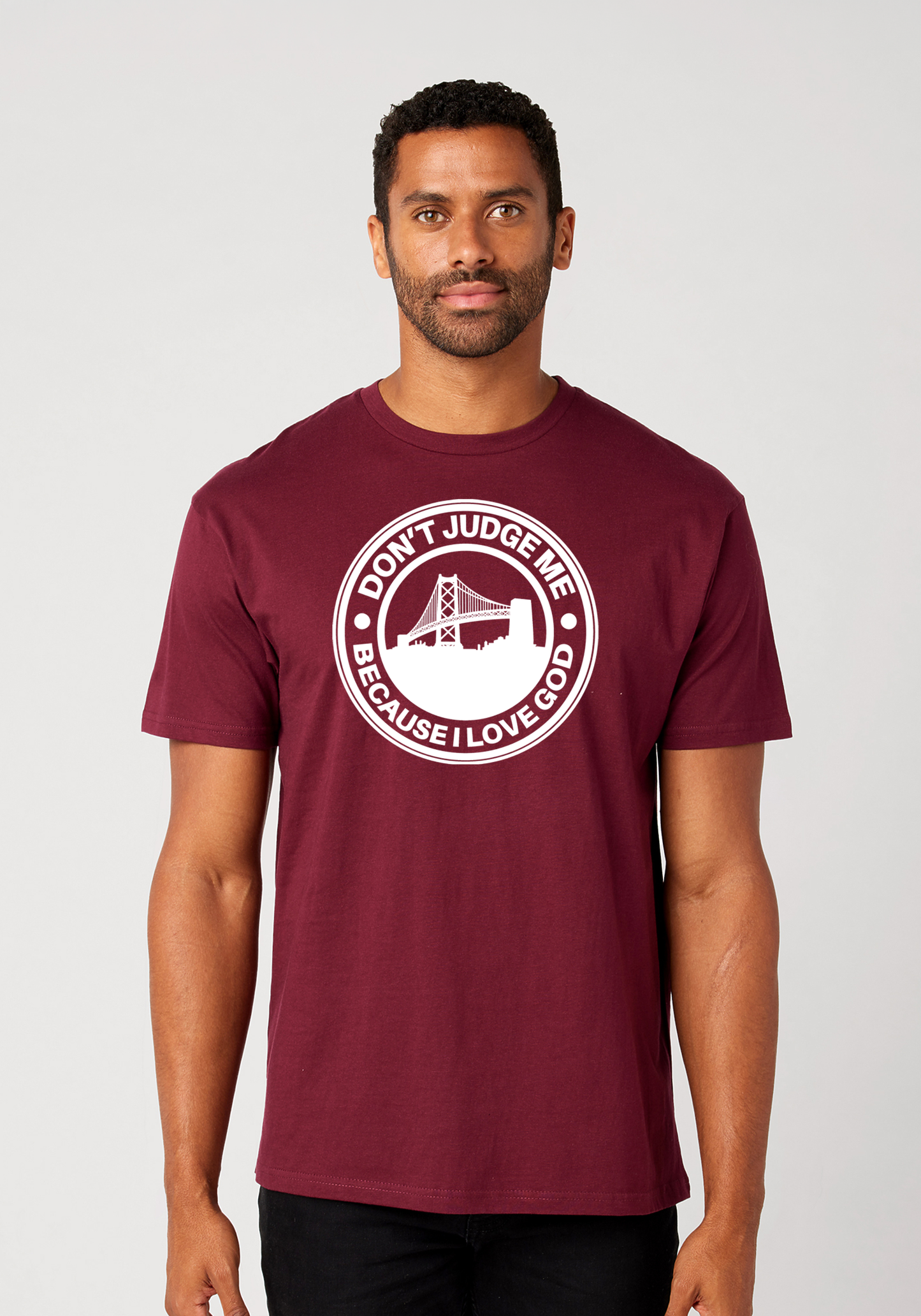 Maroon Unisex Faith T-Shirt - The Town